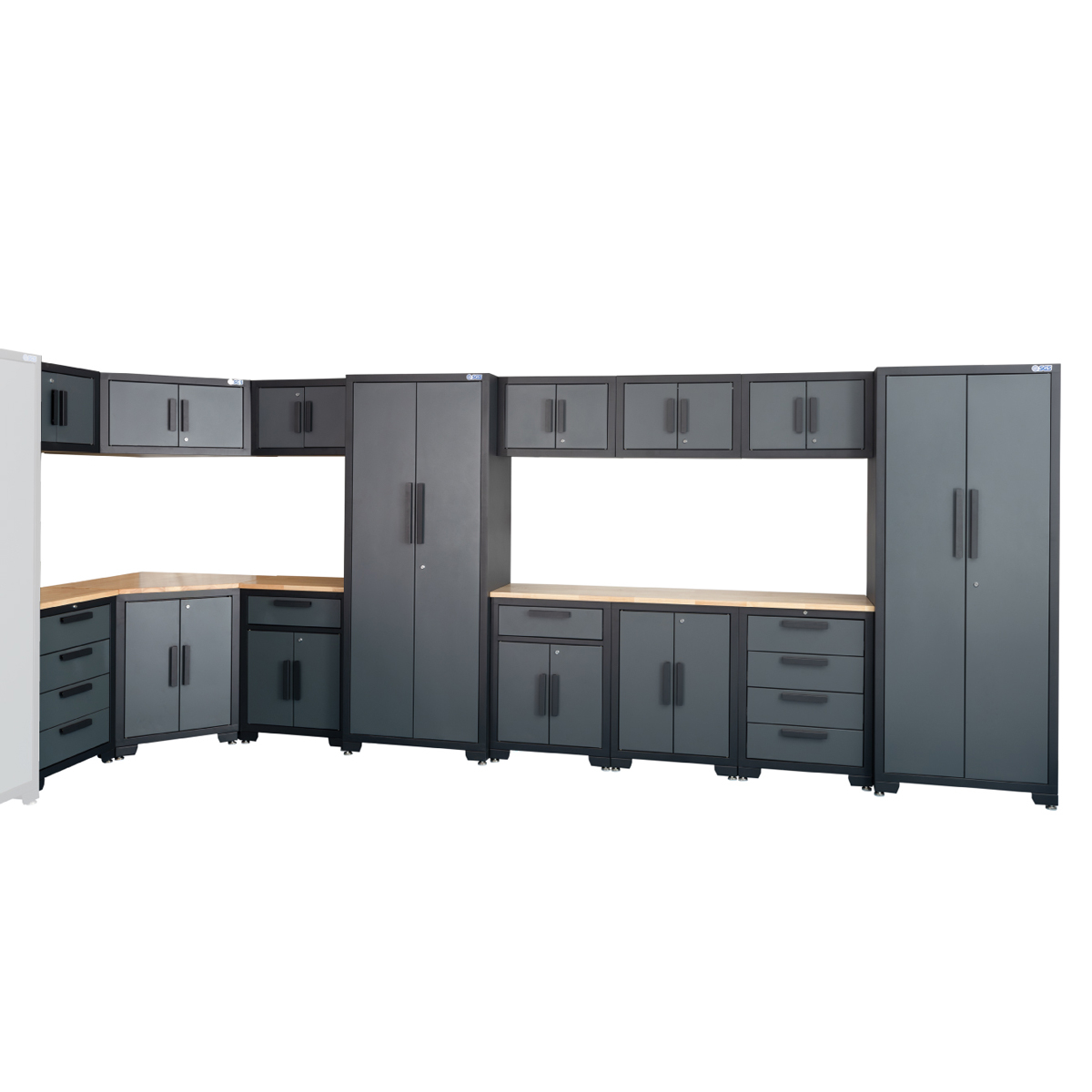 SGS 15pc Garage Storage System Bundle